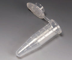 Globe Scientific Microcentrifuge Tube Conical Bottom Plain 1.5 mL Without Color Coding Snap Cap Polypropylene Tube