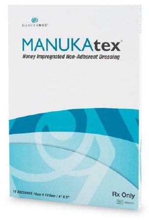 Manukamed Impregnated Dressing MANUKAtex® 4 X 5 Inch Acetate Gauze Manuka Honey Sterile