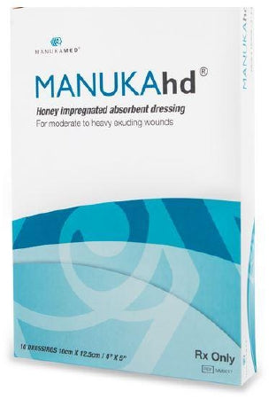 Manukamed Impregnated Calcium Alginate Dressing MANUKAhd® 2 X 2 Inch Polymer Manuka Honey Sterile