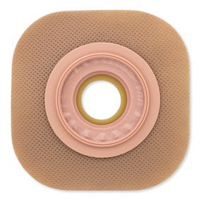 Hollister Ostomy Barrier New Image™ Trim to Fit, Standard Wear Adhesive Tape Borders 57 mm Flange Red Code System Flexwear Up to 1-1/2 Inch Opening