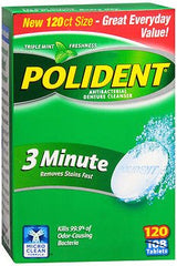Glaxo Smith Kline Denture Cleaner Polident® Mint Flavor