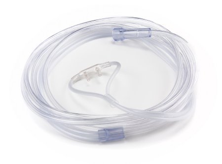 Nasal Cannula Low Flow Delivery McKesson Pediatric Curved Prong / NonFlared Tip