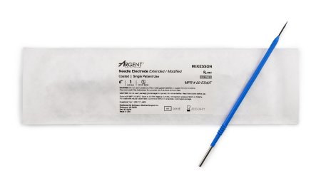 Electrosurgical Electrode McKesson Argent™ 6 Inch Coated Stainless Steel Extended Modified Needle Disposable Sterile - M-1018841-4134 - Box of 12