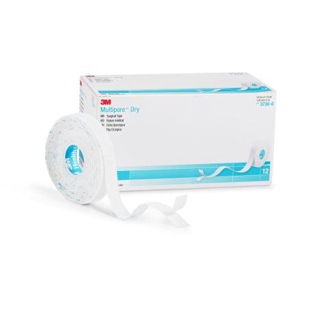 3M Medical Tape 3M™ Multipore™ Water Resistant Pique 1/2 Inch X 5-1/2 Yard White NonSterile