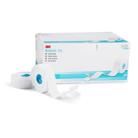 3M Medical Tape 3M™ Multipore™ Water Resistant Pique 1 Inch X 5-1/2 Yard White NonSterile