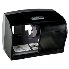 Kimberly Clark Toilet Tissue Dispenser K-C PROFESSIONAL Black Smoke Plastic Manual Pull Double Roll Wall Mount - M-1019056-3899 - Case of 1