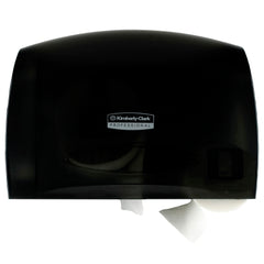 Kimberly Clark Toilet Tissue Dispenser Kimberly-Clark Professional Black Smoke Plastic Manual Pull Jumbo Roll Wall Mount - M-1019060-4078 - Case of 1