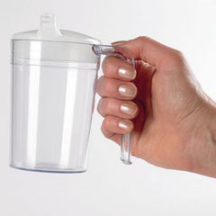 Patterson Medical Supply Graduated Drinking Mug Homecraft 13.5 oz. Clear Polycarbonate Reusable