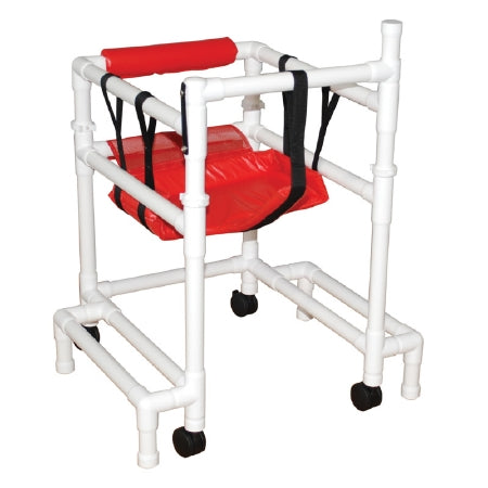 MJM International Walker with Wheels Adjustable Height 250 lbs. Weight Capacity 21 to 26 Inch Height