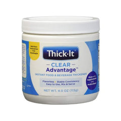 Kent Precision Foods Food and Beverage Thickener Thick-It® Clear Advantage® 4 oz. Jar Unflavored Powder Consistency Varies By Preparation