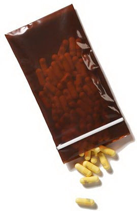 Minigrip Zip Closure Bag Lab Guard® 3 X 5 Inch Polyethylene Amber - M-1019910-1828 - Case of 1000