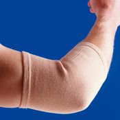 Patterson Medical Supply Elbow Support Thermoskin® Small Pull-On Left or Right Elbow 7-3/4 to 9 Inch Circumference Beige