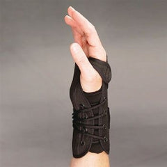 Patterson Medical Supply Wrist Brace Sammons Preston® Aluminum / Flannel Right Hand Black Large