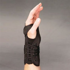 Patterson Medical Supply Wrist Brace Sammons Preston® Aluminum / Flannel Left Hand Black X-Large