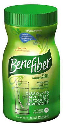 Novartis Oral Fiber Supplement Benefiber® Unflavored Powder 17.6 oz. Bottle