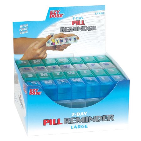 Apothecary Products Pill Organizer Display Pack EZY Dose® Classic Weekly Large 7 Day