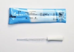 Cure Medical Urethral Catheter Cure Ultra® Straight Tip Lubricated PVC 12 Fr. 6 Inch