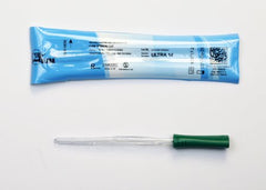 Cure Medical Urethral Catheter Cure Ultra® Straight Tip Lubricated PVC 14 Fr. 6 Inch