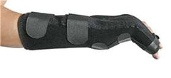 Alimed Boxer Fracture Brace eZY WRAP® Neoprene Left Hand Black Medium / Large