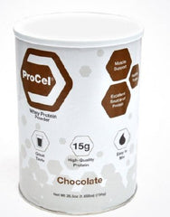 Global Health Products Whey Protein Supplement ProCel® Chocolate Flavor 26.5 oz. Can Powder