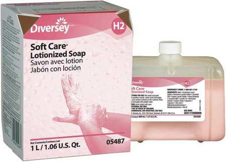 Lagasse Soap Diversey™ Soft Care® Lotion 1,000 mL Dispenser Refill Bag Floral Scent