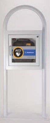 The Palm Tree Group AED Cabinet Free Standing Carbon Steel