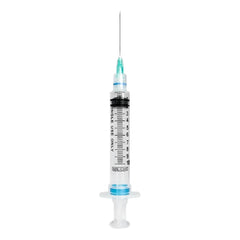 Sol-Millennium Medical Syringe with Hypodermic Needle Sol-Care™ 10 mL 21 Gauge 1-1/2 Inch Detachable Needle Retractable Needle