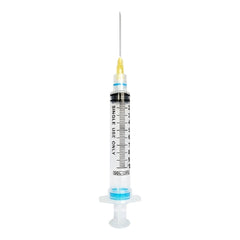 Sol-Millennium Medical Syringe with Hypodermic Needle Sol-Care™ 10 mL 20 Gauge 1-1/2 Inch Detachable Needle Retractable Needle