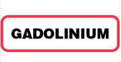 Precision Dynamics Drug Label PDC® Anesthesia Label Gadolinium Red / White 3/8 X 1-1/4 Inch - M-1021157-1964 - Roll of 1