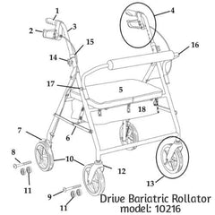 Drive Medical HandleBar Brake Assembly - M-1135640-2314 - Each