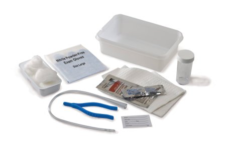 Cardinal Intermittent Catheter Tray Curity™ Open System 14 Fr. Without Balloon Vinyl