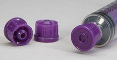 Cardinal Oral Syringe Tip Cap Purple, Polyolefin Plastic, Non-sterile, Disposable