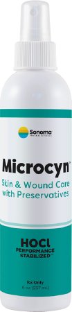 Sonoma Pharmaceuticals Wound Cleanser Microcyn® 8 oz. Pump Bottle Hypochlorous Acid