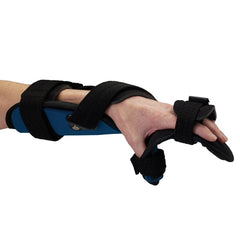 Patterson Medical Supply Resting Hand / Forearm Orthosis Rolyan® Advanced Aluminum / Foam / Stainless Steel Left Hand Blue Medium