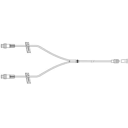 Becton Dickinson Extension Set SmartSite* 9 Inch Tubing 2 Ports 0.6 mL Priming Volume DEHP-Free - M-1026975-2363 - Each