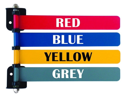 Omnimed Exam Room Signal Flag Wall Mount 4-Flag 4 and 6 Inch - M-1027875-4196 - Each