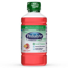 Abbott Nutrition Pediatric Oral Electrolyte Solution Pedialyte® AdvancedCare™ Cherry Punch Flavor 1 Liter Bottle Ready to Use