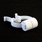 Tri-Anim Health Services Nose Clip Curaplex Universal, White, Foam Tip, Single Patient Use, Non-Slip