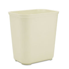 Lagasse Fire-Resistant Trash Can Rubbermaid® 7 gal. Rectangular Beige Fiberglass Open Top - M-1028993-2591 - Each