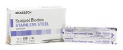 Surgical Blade McKesson Brand Stainless Steel No. 11 Sterile Disposable Individually Wrapped - M-1029068-1660 - Case of 1000