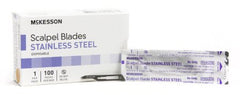 Surgical Blade McKesson Brand Stainless Steel No. 15 Sterile Disposable Individually Wrapped - M-1029069-1393 - Case of 1000