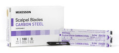 Surgical Blade McKesson Brand Carbon Steel No. 10 Sterile Disposable Individually Wrapped - M-1029070-1862 - Case of 1000