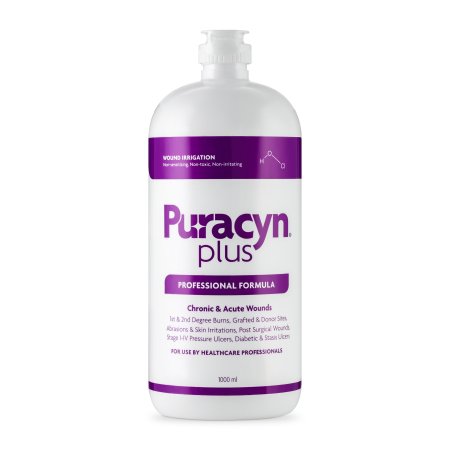 Innovacyn Wound Irrigation Solution Puracyn® Plus 32 oz. Flip Top Bottle Hypochlorous Acid 0.24%