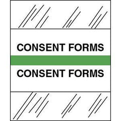 Tabbies Index Tab 1/2 X 1-1/4 Inch Consent Forms