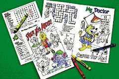 Medibadge Kids Love Stickers® 100 per Unit Medical Coloring Sheet Coloring Book 8.5 X 11 Inch