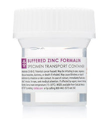 StatLab Medical Products Prefilled Formalin Container StatClick™ Polypropylene 60 mL Fill in 120 mL (4 oz.) Screw Cap Warning Label NonSterile