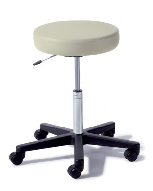 Midmark Air Lift Stool Ritter® 272 Value Series Backless Pneumatic Height Adjustment 5 Casters Charcoal