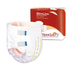 Principle Business Enterprises Unisex Adult Incontinence Brief Tranquility® Slimline® Large Disposable Moderate Absorbency - M-1030222-3815 - Pack of 12