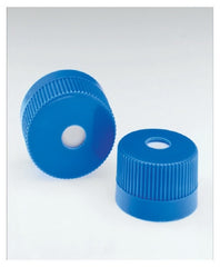Fisher Scientific Nalgene™ Flask Closure HDPE Vented Blue For Sterile Single Use Erlenmeyer 500, 1000, 2000 mL Flask