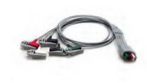Mindray USA Mobility ECG Wire 24 Inch, 5-Leads, Pinch Leads, Reusable For DPM 6, DPM 7, Panorama, Passport 2, Passport V, Spectrum, Spectrum OR, V12, V21, Passport 8, Passport 12, T1 Patient Monitor